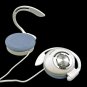 White 3.5mm On-Ear Clip Sports Foam Headphones for iPod #11989