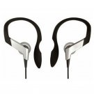 Black Silver 3.5mm Ear Hanger Clip Sports Earhook Headphones MIB for Apple iPod #12134
