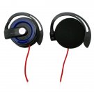 Blue 3.5mm On-Ear Y-Cord Clip Sports Foam Stereo Headphones for Apple iPod MP3 #12538
