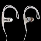 3.5mm In-Ear Clip Sports Stereo Hook Running Jogging Earhook Earbud Headphones[White] #12912