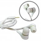 White 3.5mm Tangle Free Cable In-Ear Stereo Earbuds Earphone for Apple iPod MP3 #13047