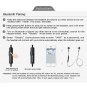 White Bluetooth 4.1 Wireless Multipoint Headset for Apple iPhone 6 Samsung S5 S6 #13223