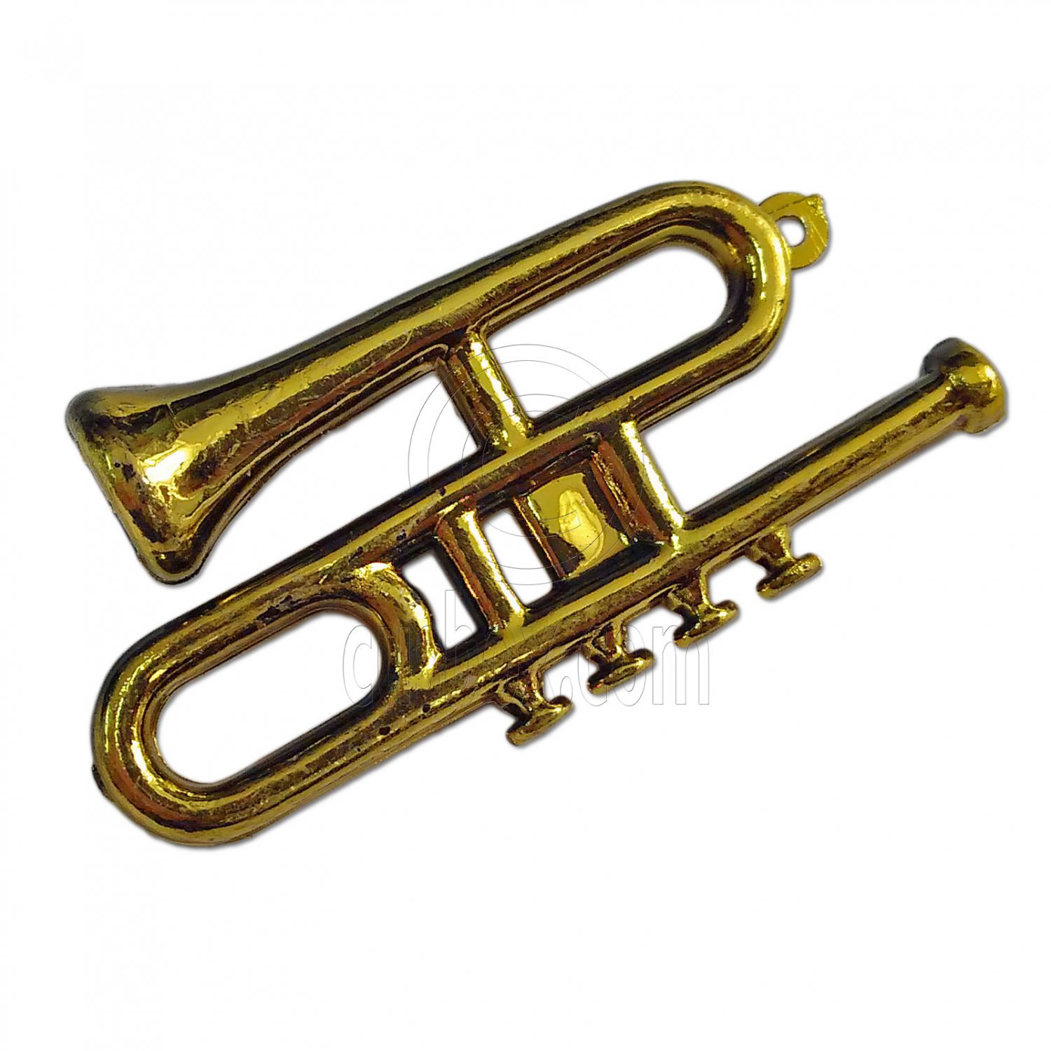 Gold Musical Instrument Trombone 1:6 Barbie Monster High Doll's House Miniature #13141