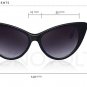 Women's Cheetah Classic Cat Eye Oversized Designer Fashion Shades Sunglasses #13033