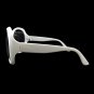 White Frame Women's Girl Oversized Large Big Vintage Shades Designer Sunglasses #13061