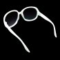 White Frame Women's Girl Oversized Large Big Vintage Shades Designer Sunglasses #13061