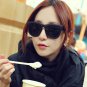Black Frame Blue Mirror Reflective Lens Women's Men's Wayfarer Style Sunglasses #13273