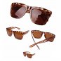Cheetah Leopard Frame Brown Lens Women's Men's Wayfarer Designer Flat Sunglasses #13274