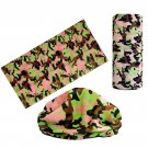 Pink Brown Gray Camouflage Adult Women's Men's Cycling Hiking Scarf Bandana Bandanna Gear #13300
