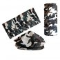 Gray Camouflage Adult Women's Men's Cycling Hiking Scarf Bandana Bandanna Gear #13302