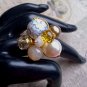 White Cocktail Ring