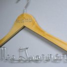 Wedding Dress Hanger Est. and Date for the Bride to Be