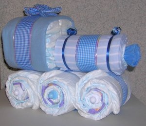 DIAPER TRAIN ~ BOY, GIRL, NEUTRAL ~ SHOWER FAVOR