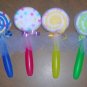 WASHCLOTH LOLLIPOP SWIRL FOR BOY ~ BABYSHOWER FAVOR ~