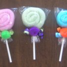 LUVABLE FRIENDS WASHCLOTH LOLIPOP FAVOR-DIAPER CAKE