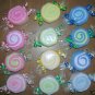 WASHCLOTH CANDY MINT SWIRLS SHOWER FAVOR~GIFTS BY JAYDE