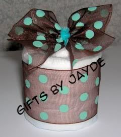 2PK BASIC ~ MOD STYLE ~ DIAPER CUPCAKE ~ GIFTS BY JAYDE