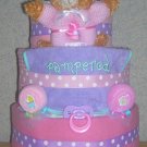 ~ELITE DELUXE DIAPER CAKE~ GIRL BOY OR NEUTRAL
