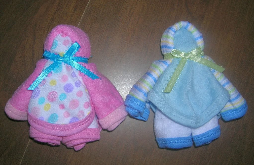 DELUXE WASHCLOTH DOLL BABY SHOWER FAVORDIAPER CAKES