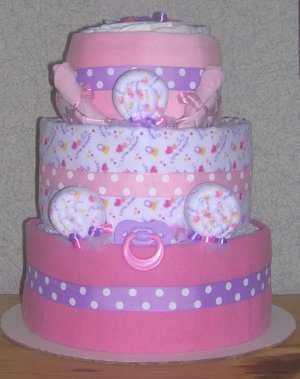 ELITE PRINCESS THEME DIAPER CAKE~ GIFTS BY JAYDE