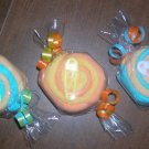 WASHCLOTH CANDY MINT SWIRLS 3PK FAVORS-DIAPER CAKES