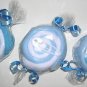 WASHCLOTH CANDY MINT SWIRLS 3PK FAVORS-DIAPER CAKES