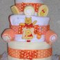 ~ELITE WINNIE THE POOH THEME DIAPER CAKE~GIFTS BY JAYDE
