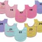 BIB ROLL FOR GIRL BABY SHOWER FAVORS-DIAPER CAKES
