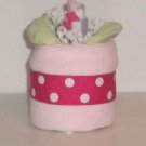 SOCK ROSE DIAPER CUPCAKE~DIAPER CAKES~GIFTS BY JAYDE