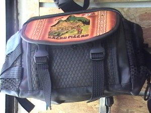 Large Leather Fannie Pack,Purse,Handbag from Cusco Peru
