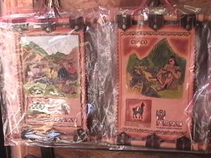 New Leather Wall Hanging from Cusco Peru