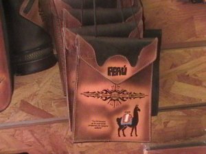 New womens Leather Handbag,Purse from Cusco Peru