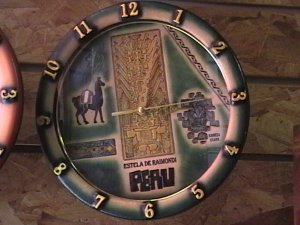 New Wall Clock from Cusco Peru