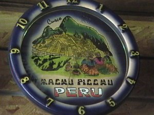New Wall Clock from Cusco Peru