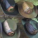New Mens Leather Western Style Hats from Cusco Peru