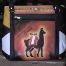 NEW WOMANS LARGE LEATHER PURSE, HANDBAG FROM CUSCO PERU