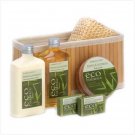 bamboo lemongrass bath basket