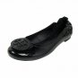 TORY BURCH REVA BALLERINA BLACK FLAT SHOES SIZE US 5-10