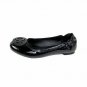 TORY BURCH REVA BALLERINA BLACK FLAT SHOES SIZE US 5-10