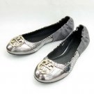 NIB Tory Burch Silve/Snake Romy Ballet Flats Shoes SIZE US 5-10