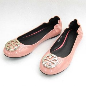 NEW TORY BURCH REVA ISLAND PINK GOLD SHOES SIZE US 5-10