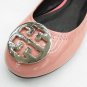 NEW TORY BURCH REVA ISLAND PINK GOLD SHOES SIZE US 5-10