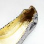 NEW TORY BURCH REVA ISLAND SILVEGLITTER SHOES SIZE US 5-10