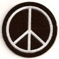 "PEACE" Sign/Symbol Embroidered Iron on Sew on Biker Vest Patch (FREE SHIPPING)