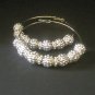 Crystal Pave Hoops SILVER