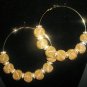 SALE! Gold Mesh Hoop Earrings - LARGE Basketball Wives Inspired