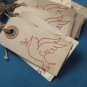 Tea stained Christmas Tags