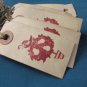 Tea stained Christmas Tags