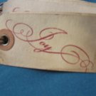 Tea stained Christmas Tags