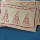 Tea stained Christmas Tags